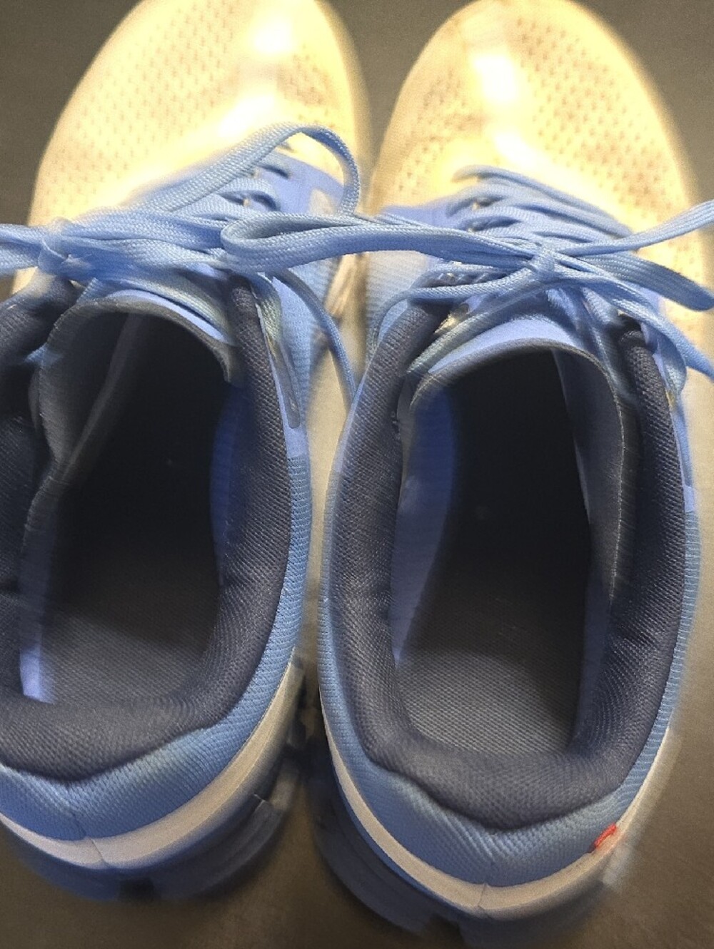 On Running Women's Light Blue and Navy Athletic Sneakers - Picture 5 of 5